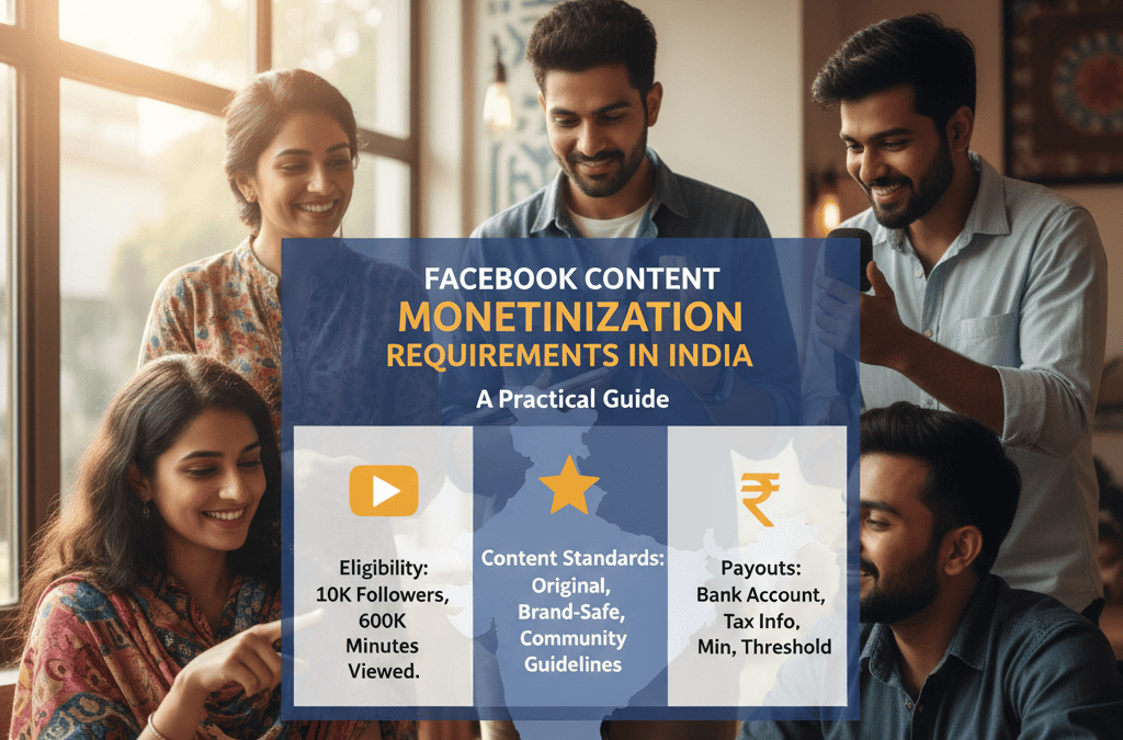 Facebook Content Monetization Requirements in India A Practical Guide