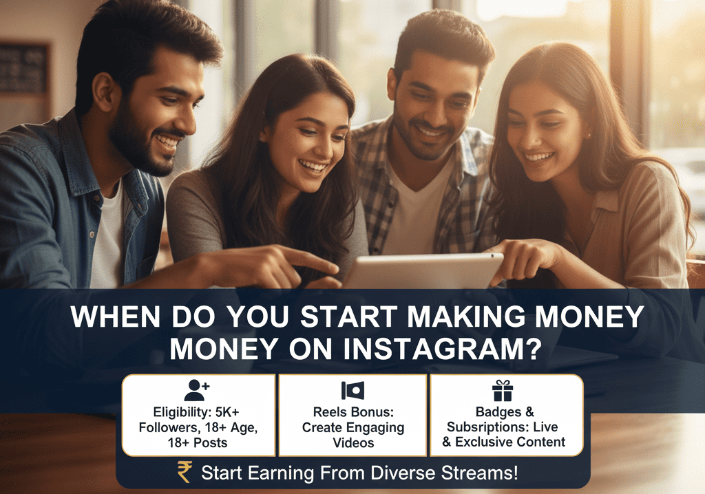 when do you start making money on instagram